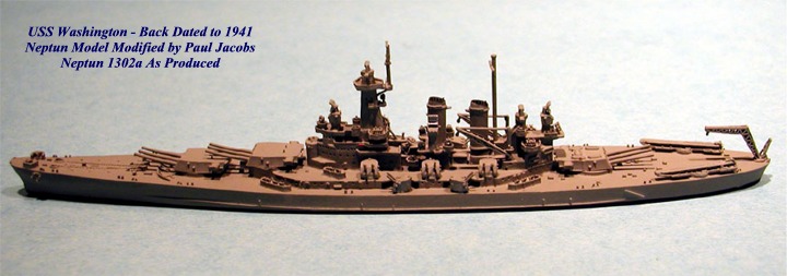 Maquette De Bateau NEPTUN Washington échelle 1/1250ème – Pièce De Collection Occasion